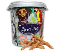 5 kg Lyra Pet® Rouleaux à mâcher avec poitrine de poulet env. 30-34 cm dans un tonneau de 30 L