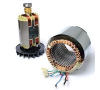 5 kW de bobine et armature ou stator et rotor pour le générateur de courant | générateur d'énergie | groupe électrogène | 13 CV triphasé de DeTec.