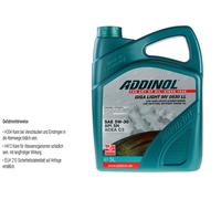 5 L Addinol Giga Lumière Mv 0530 Ll huile moteur 5W-30 pour BMW Longlife-04 VW