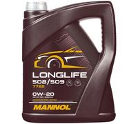 5 L Mannol Longlife 508/509 0W-20 huile moteur 7722 Api Sp (RC) Sn + Acea C5-21