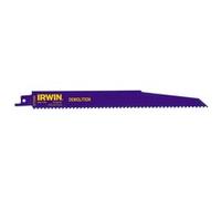 5 Lames de scie sabre Irwin 225mm démolition