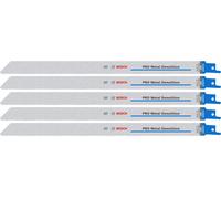 5 lames de scie sabre PRO Metal Demolition S 1225 VF 300 x 19 x 1,25 mm BOSCH 2608657409
