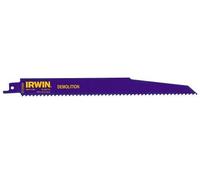 5 Lames de scie sabre Irwin 225mm démolition
