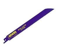 5 lames de scies sabres bi-métal pour bois et métaux 810R - 10 tpi / pas de 2,5 mm L200 mm