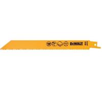 DeWalt Lames récipro BIM DT2387 – 203 mm – Lot de 5 pour métal et synthétiques