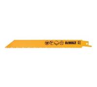 5 Lames Récipro BIM pour métal et synthétiques DEWALT - 203 mm - DT2387 G