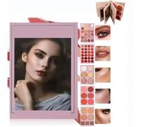 5-Layer Book-Style Makeup Palette,5 Layer Makeup Book Palettes with 67 Shades,24-Color Eyeshadow Palettes,Travel Friendly Makeup Palette,Gift Idea for Women Stage Makeup (B)
