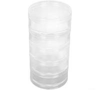 5-Layer Clear Stackable Bead Jar for Jewelry(6.9 * 13.7cm)