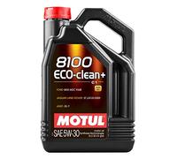 1x Huile moteur Huile moteur 5 litres 8100 Eco Clean+ 5W-30 Motul 109674