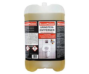 5 Litre cleanprince Urinsteinentferner Pierre D' Urine Dissolvant Dépôts Résidus de Savon Rouille Taches Urinoir Wc Nettoyeur Bidet Nettoyant pour Toilettes Gastro Gastronomie D' Urinentferner Citron
