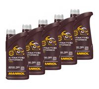 5 Litre D'Huile de Moteur Moto 4-Takt SAE 20W-50 Mannol HD Api Sl Huile