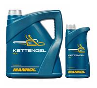 5 Litre Mannol Huile de Chaîne pour Scies à Tronçonneuse Jardinage