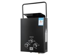 5 Litres Chauffe-Eau à Gaz Instantané, 12kW Chauffe-Eau à Gaz GPL avec Modes Hiver Et éTé, Instantané Chauffe Bain à Gaz Propane ou Butane pour Maison Camping Caravane (black)