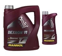 5 litres d'huile de transmission MANNOL Dexron VI Gear Oil originale pour transmission automatique