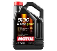 5 Litres Huile Moteur MOTUL 8100 X-Cess GEN2 5W40 VW 502.00 505.00 MB 229.5 A3
