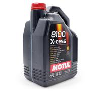 MOTUL 8100 X-Cess GEN2 SAE 5W-40 L'Huile De Moteur VW 502 00, 505 00, 2x5 Litre