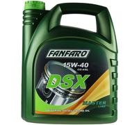 5 Litres Original FANFARO DSX 15W-40 API CG-4/SL Huile Moteur