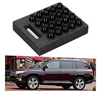 5.Lot de 20 écrous de roue M14 x 1. remplacement pour Fusion 2006-2019. Focus 2000-2019. filetage 5.1 cm de hauteur 7075-T6 en aluminium à trou traversant(Le noir),Écrous de roue Écrou M14x1 5 é,