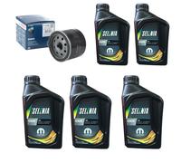5 LT Selenia 5W40 Diesel + Filtre à Huile Bosch Moteur (74 mm)