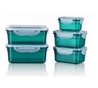 5 Lunch Box - Venteo - Vert - Adulte - Couvercle souple en silicone vert G