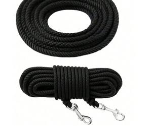 5 m/9 m/20 m Laisse pour chat super légère - longueur extra longue et ultra fine, convient pour des aventures passionnantes dans le jardin extérieur Noir 5 mètres,Noir 10 mètres,Noir 20 mètresRayéNylo
