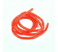 5 m de câble en Spirale Enveloppement rangé de Liaison de Liaison de Reliure PC TV TV Home Office 6 mm Rouge