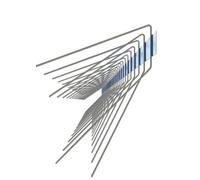 5 M Hirondelle Pics, oiseau, pointes en acier inoxydable, 1 m de long, qualité premium
