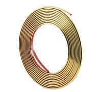 5 m Peel and Stick Moulure et garniture murale, bande décorative autocollante flexible pour carrelage, miroir, plafond, sol, panneau, armoire