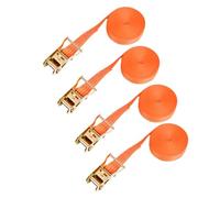 5 M Sangle A Cliquet Réglable avec Fermeture À Clip Sangle Moto Sangles D'arrimage Remorque Sangles Cliquet Sangle Demenagement Convient Aux Charges Fixes(5M X 2.5 CM)(W4cm/1.57in,L4m/157in)