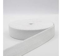 5 m Sangle Coton Lourd épais Blanc (54) 4cm