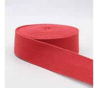 5 m Sangle Coton Lourd épais Corail (27) 3cm