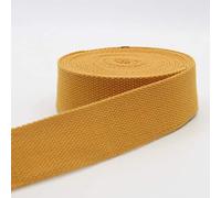 5 m Sangle Coton Lourd épais Moutarde (42) 4cm