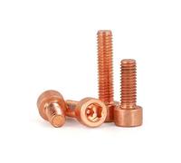 5 M8×20mm Metric Vis à tête cylindrique hexagonale intérieure en cuivre T2