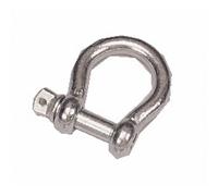 5 manilles lyres ordinaires acier zingué blanc WML105 5mm PRAMAC