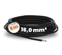 5 mètre Lapp 4520016 H07V-K 16,0 mm² Noir - Câble de câblage - Câble flexible - Câble simple en PVC - Toron 16 mm² - Câblage