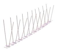 5 mètres pics anti pigeons, 2 rangées pointes en acier inoxydable. GARANTIE 10 ANS