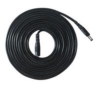 5 Mètres Rallonge Cordon d'alimentation DC 1.35mm x 3.5mm Mâle à Femelle DC Plug Rallonge Cordon,Adapté pour Appareils Photo,Adaptateur Secteur,Caméra IP sans Fil-Noir