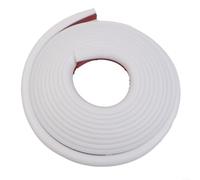 5 mètres RV gouttière blanche 1/2 pouce hauteur profil J joint de toit en PVC durable avec forte adhérence pour un conduit efficace de l'eau sur le camping-car