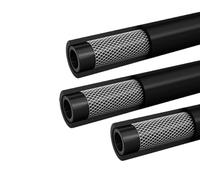 5 Mètres Tuyau Caoutchouc nitrile NBR/TRAME TEXTILE/NBR-CR NOIR - Carburant, Air, huile, graisse, urée - Dimension intérieure 6mm - TRT 06 - DIN 73379- Type E 2A