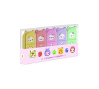 5 mini surligneurs kawaii