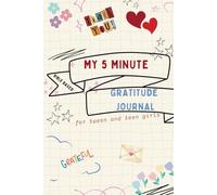 5-Minute Gratitude Journal for Tween and Teen Girls: Daily Reflections to Help Girls Embrace Gratitude, Prayer, and Their Identity in God | A Meaningful Faith-Based Gift for Ages 9-18