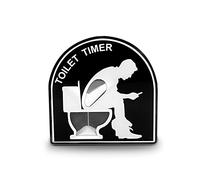 5 Minutes Toilette Sablier de l'heure Ambiance Outils Décompression Décoration Sablier Decor De Bureau Salle De Bain Cadeaux Drôles pour Hommes Mari Papa Fête des Pères (Style-1)