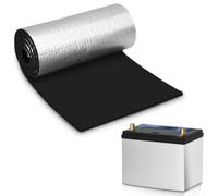 5 mm Couverture isolante 101,6 x 17,8 cm, couverture en silicone résistante à la chaleur pour voiture, camion, camping-car, ajustement facile avec des ciseaux, protection contre la chaleur et le froid