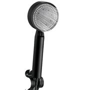 5-Mode Handheld Shower Head System Set Faucet Water Saving Durable Plastic Construction Easy Installation Shower Accessories(2PCS-Black2-H)