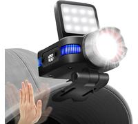 5 Mode Rechargeable Led Headlamp With Motion Sensor, Zoomable 180° Adjustable Angle Camping Headlamp