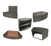 5 modules mobilier spa portable semi-rigide Octopus octogonal Bulles 4-6 places - Netspa G