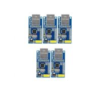 5 Modules Réseau Ethernet W5500 TCP/IP 51/STM32, Interface SPI, E/S 3,3 V/5 V, Microcontrôleur Programmable Via W5100
