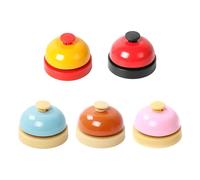 5 Morceaux De Cloches Pressantes, Cloches D'Entraînement Pour Animaux De Compagnie, Cloches De Service, Cloches De Table À Manger, Adaptées Aux Restaurants, Hôtels, Bars Et Cuisines.