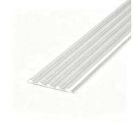 5 Nez de Marche Escalier, Protection Bord Escalier Alliage Alu | Bande Antidérapante, Facile à Nettoyer, Imperméable/Antirouille, Escaliers Bois/Carrelage/Métal(White,49.5mm/1.9in)