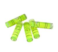5 niveaux cylindriques - tubulaire de 0,95 x 3,4 cm | Ensemble d'accessoires de niveau avec construction en PMMA + ABS, petit outil de mesure de nivellement, niveau d'ordinateur portable